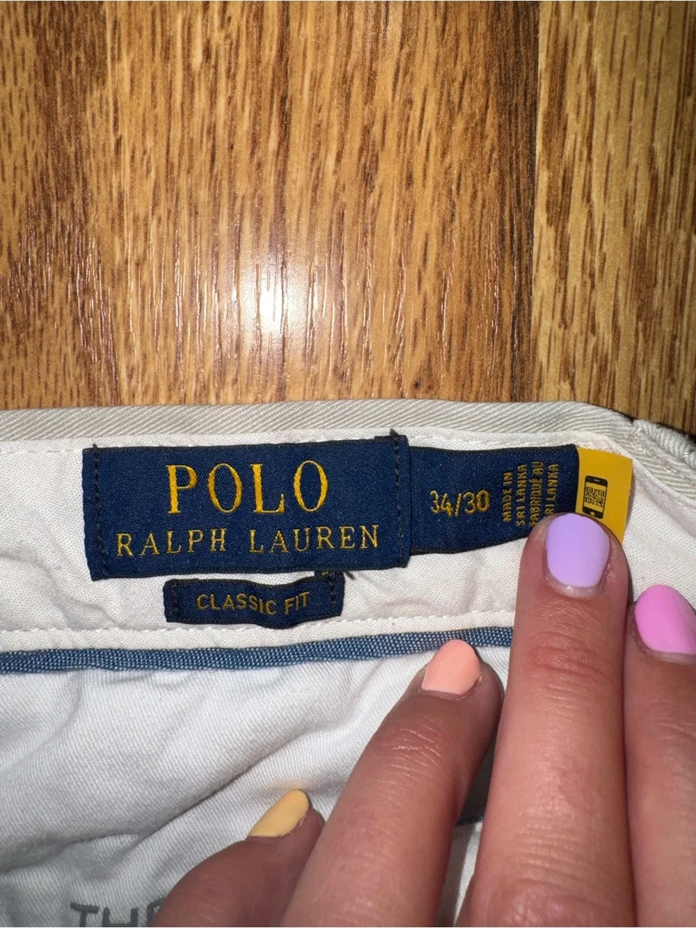 Polo Ralph Lauren Bedford Flat Front Khaki Pants Men’s Classic Fit Chino 34x30